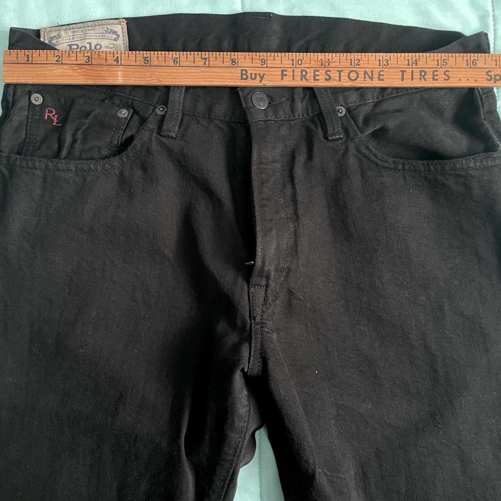 Polo RL black jeans. 32x30